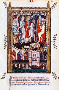 St Denis é jogado no forno, 1317 de Unbekannt