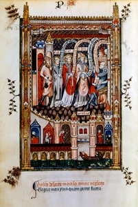 St Denis levado para Sisinnius, 1317 de Unbekannt