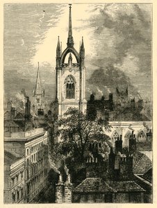 St. Dunstans-in-the-East, c1872. de Unbekannt