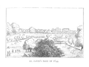 St. James Park em 1644, c1870 de Unbekannt