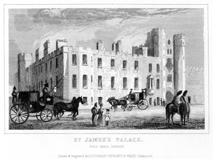 Palácio de St Jamess, Pall Mall, Westminster, Londres. de Unbekannt