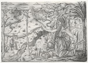 São Jerônimo na Penitência, c. 1480-1500. de Unbekannt