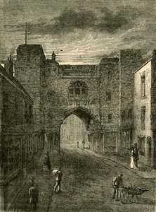 St. Johns Gate, Clerkenwell, c1872. de Unbekannt