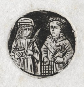 São Lourenço e Santa Lúcia, c. 1487 de Unbekannt