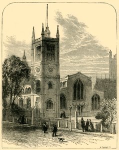Igreja de St. Margarets, do Noroeste, 1881. de Unbekannt
