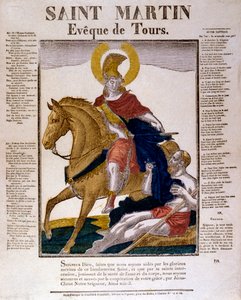 São Martinho de Tours, século IV Século XIX de Unbekannt