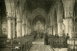 Igreja de São Nicolau: The Nave, 1886, 1898. de Unbekannt