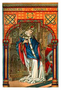St Stanislas, bispo polonês do século 11 e mártir, 1886 de Unbekannt