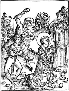 Santo Estêvão, primeiro mártir cristão c36 1493 de Unbekannt