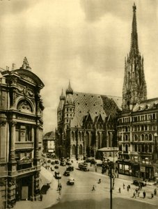 Catedral de St Stephens, Viena, Áustria, c1935. de Unbekannt