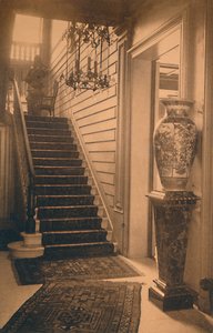 Escadaria na embaixada cubana em Bruxelas, Bélgica, 1927. de Unbekannt