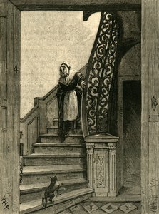 Escadaria em Southampton House, c1872. de Unbekannt