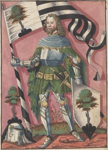 Porta-estandarte, segundo quartel do século XVI. de Unbekannt