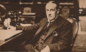 Stanley Baldwin, recém-eleito Primeiro Ministro do Reino Unido, maio de 1923 1935. de Unbekannt