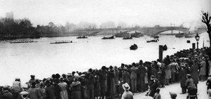 Início da regata de Oxford e Cambridge, Londres, 1926-1927 de Unbekannt