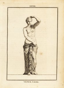 Estátua de Vénus Celeste, deusa romana do amor, da beleza, do sexo e da fertilidade de Unbekannt