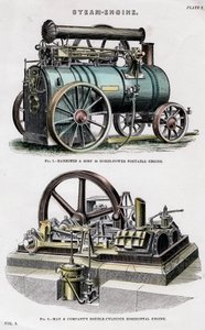 Motor a vapor, século XIX de Unbekannt