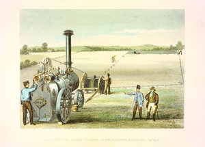 Equipamento de aragem a vapor, c1860 de Unbekannt