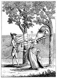 Botões de aço, Coup de Bouton, 1777 de Unbekannt