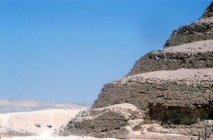 Pirâmide do rei Djoser Zozer, Saqqara, Egito, 3a dinastia, c2600 aC de Unbekannt