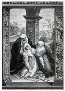 Estigmatização de Santa Catarina de Siena, 1870 de Unbekannt