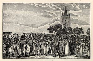 Stralau Fish Parade, ca. 1865. de Unbekannt