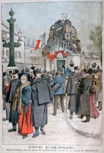Estátua de Estrasburgo, Place de la Concorde, Paris, 1904 de Unbekannt