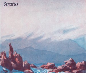 Stratus - Uma dúzia das principais formas de nuvens no céu, 1935 de Unbekannt