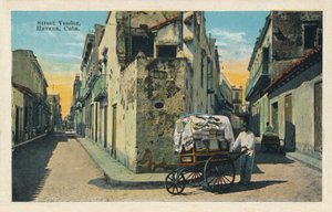 Vendedor ambulante, Havana, Cuba, 1938 de Unbekannt