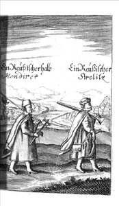 Streltsy de Georg Adam Schleissing Derer, ambos Czaaren em Reussland Iwan e Peter Alexewiz, 1693 de Unbekannt