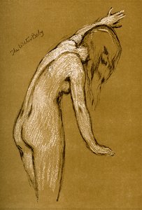 Estudo para o bebê da água, 1900 de Unbekannt