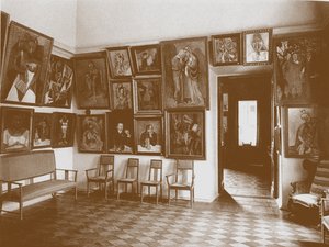 Estudo conhecido como Sala Picasso na casa de Shchukins de Unbekannt