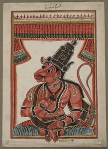 Sugriva, o Rei Macaco, 1760-1770. de Unbekannt