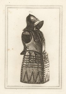 Fato de moral negra ou armadura de arquebus de Unbekannt