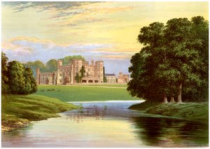 Castelo de Sundorne, perto de Shrewsbury, Shropshire, casa da família Corbet-Pigott, c1880 de Unbekannt