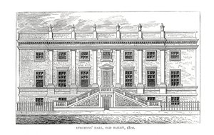 Cirurgiões Hall, Old Bailey, 1800 de Unbekannt
