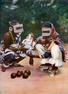 Mulheres suaíli com um fetiche, Zanzibar de Unbekannt