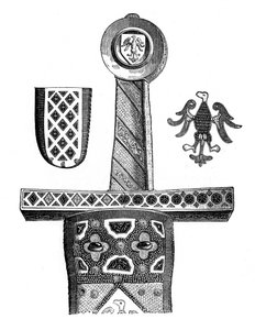 Espada de Carlos Magno, século x8, 1870 de Unbekannt
