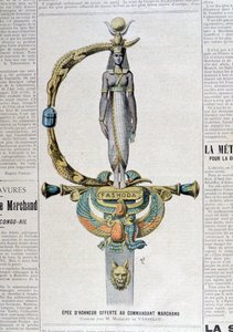 Espada de honra oferecida ao comandante comercial, 1899 de Unbekannt