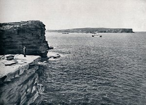 Sydney Heads, no Gap em Watsons Bay, c1900. de Unbekannt