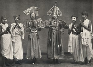 Cena de Shakuntalavilasa, o jogo de Shakuntala, 1926 de Unbekannt
