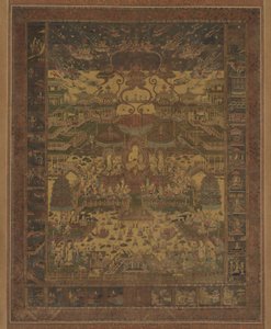 Mandala Taima, século XIV. de Unbekannt