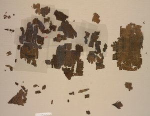 Fragmentos de Taqueté com leões alados em roundels, 899-1160. de Unbekannt
