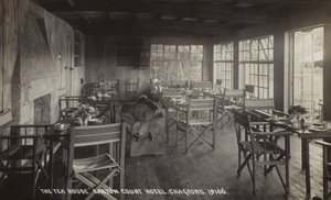 Tea House, Easton Court Hotel, Chagford (foto a p/b) de Unbekannt