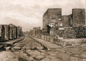 Tempio della Fortuna, Pompéia, Itália, c1900s de Unbekannt