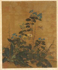 Dez fotos de flores, frutas e pássaros, dinastia Ming, 1368-1644. de Unbekannt