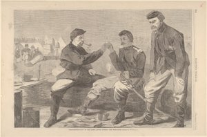 Dia de Ação de Graças no Exército - Após o jantar: The Wish-Bone Harpers Weekly, V ..., 3 de dezembro de 1864. de Unbekannt