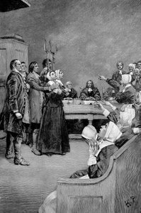 TheTrial of a Witch, América, século XVII, 1882 de Unbekannt