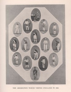 Os aborígines que visitaram a Inglaterra em 1868, 1912. de Unbekannt