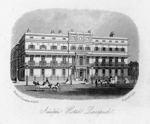 The Adelphi Hotel, Liverpool, Merseyside, 1864 de Unbekannt